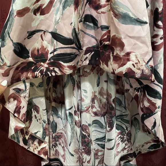 Speechless Blush Floral High Low Dress - Picture 8 of 8